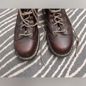 A pair of Dr Martens boots .